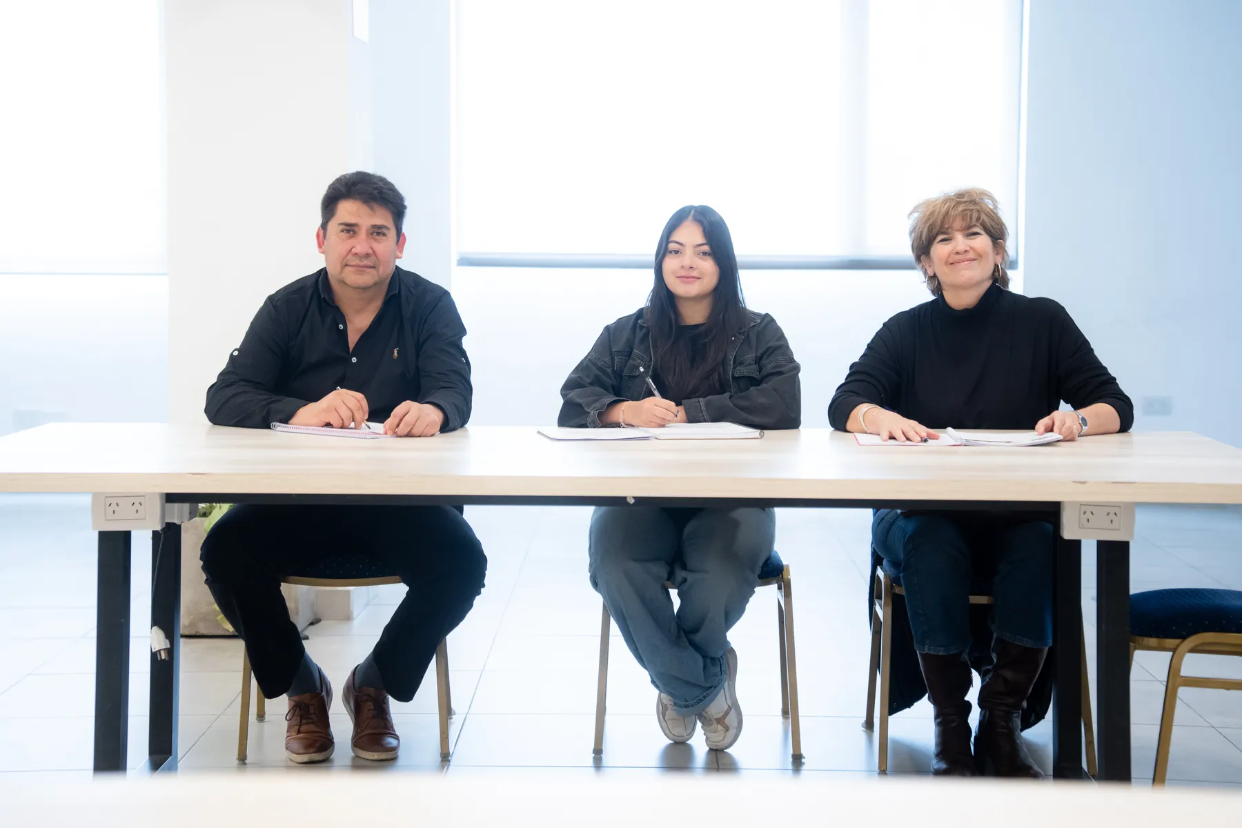 Alumnos de Bonfire en clase